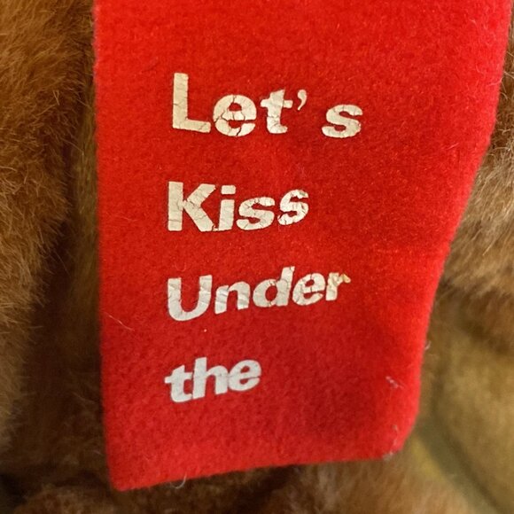 Vintage 1988 Stuffed Mooseltoe w/Holiday Outfit from Applause - Picture 5 of 11